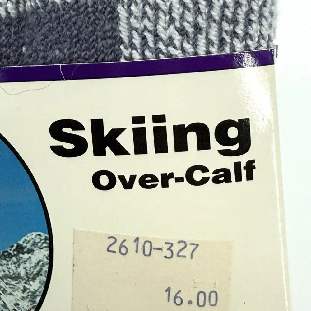 Vintage Thorlo Ski Socks Unisex Overcalf acrylic Blend Outdoor Made In The USA